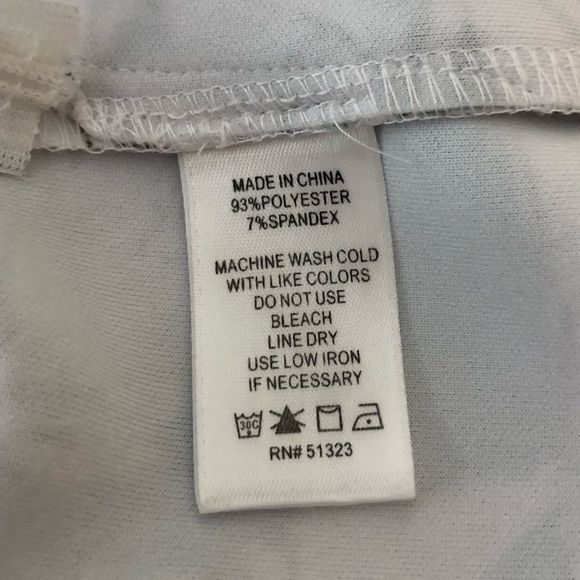 1. State Aqua White Drawn Floral Pleated Skater Skirt Banded Waist size M - Picture 8 of 9